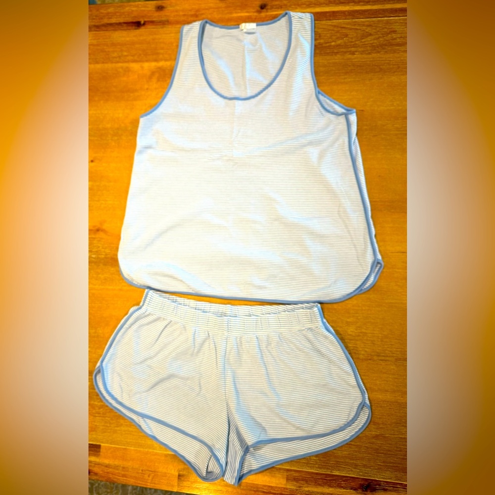 Lake Pajamas. Pima tank shorts set.